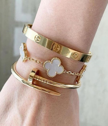 COMBO: pulsera Van cleef (trébol) + Pulsera cartier (tornillo) 💎 ORIGINALES 💎