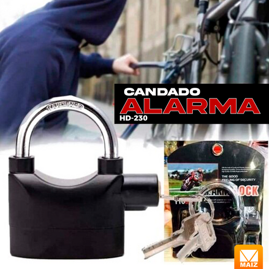 Candado protector CON ALARMA contra robo