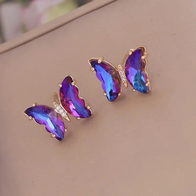 Collar mariposa diamantado® 🦋 + SET DE ARETES GRATIS