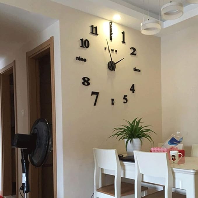 Reloj 3D de pared aesthetic