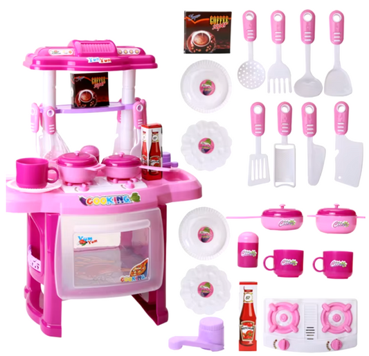 Cocina con vapor de agua para mini chefs 👧🍳🍽️