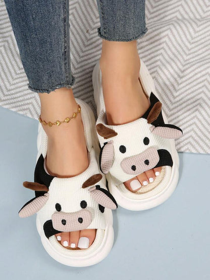 Pantuflas de vaquita virales 🐮