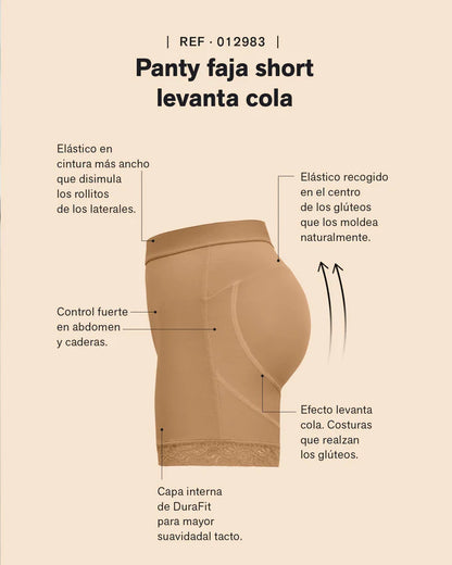 Panty levanta cola + gel de aumento