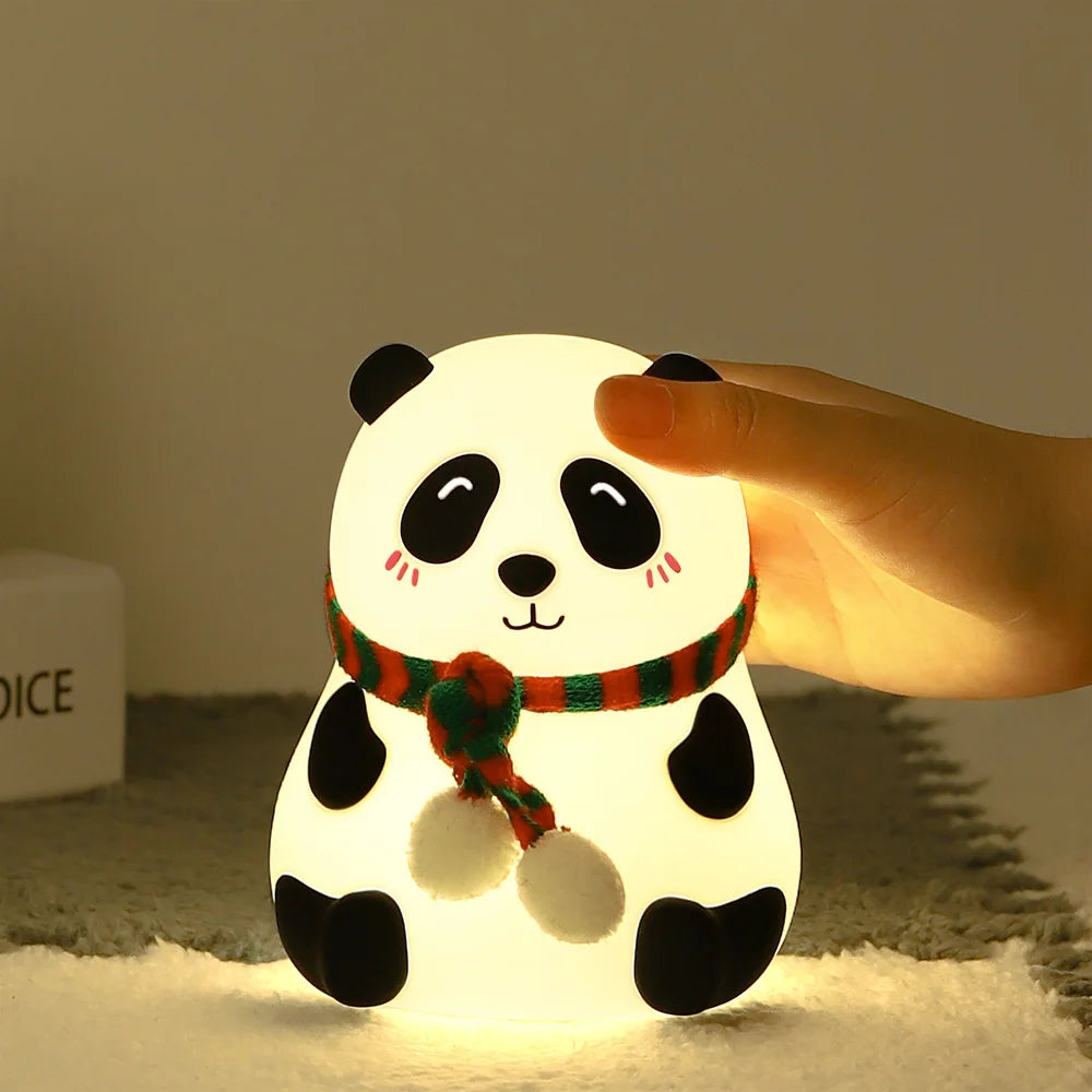 Lámpara de panda multicolor 🐼
