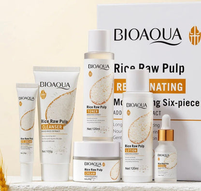 Kit Facial de Lujo - Linea de Arroz BIOAQUA