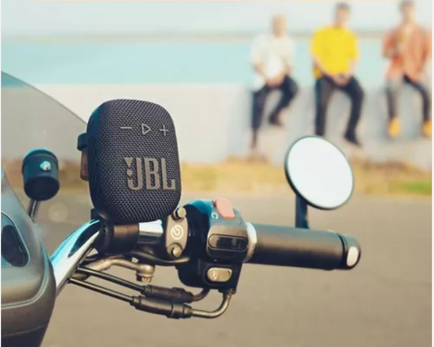 Parlante JBL wind3 - Portátil para moto, bici, viajes