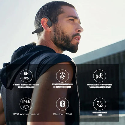 Audífonos de conducción ósea - Seguridad y deporte