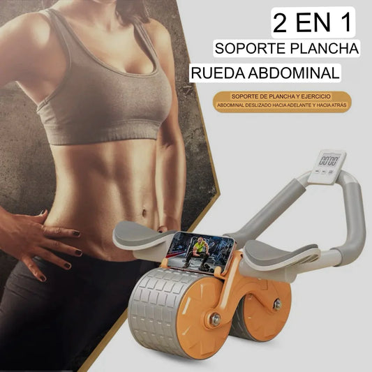 Rueda abdominal de rebote automático - abdomen perfecto!