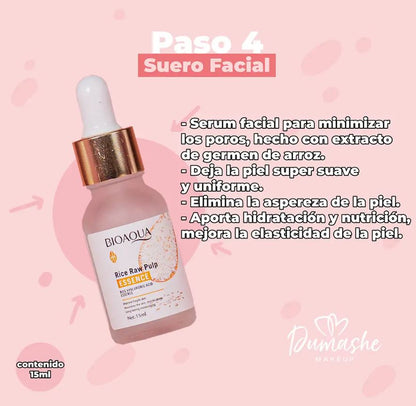 Kit Facial de Lujo - Linea de Arroz BIOAQUA