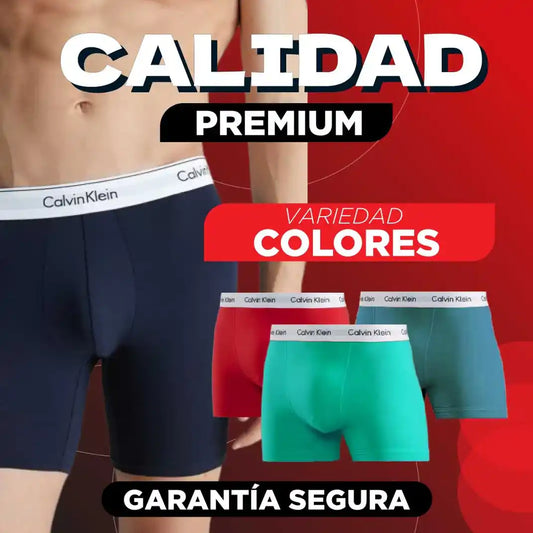 6 boxers Calvin Klein + 6 tobilleras GRATIS 😱🔥