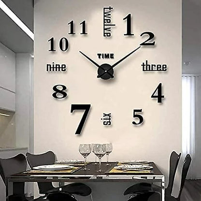 Reloj 3D de pared aesthetic