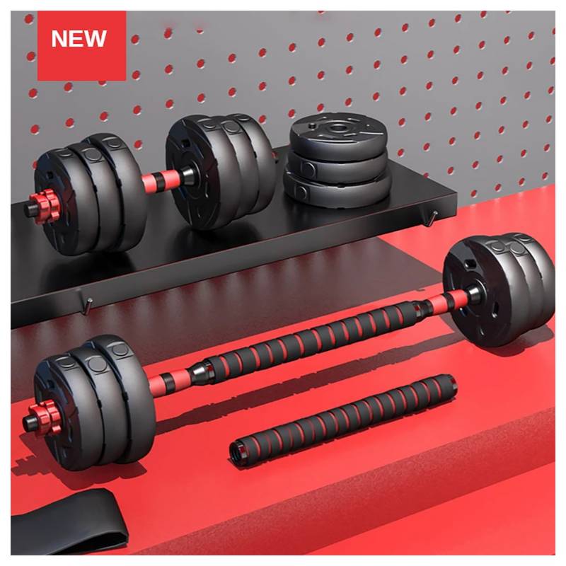 Full gym: Set de mancuernas convertibles